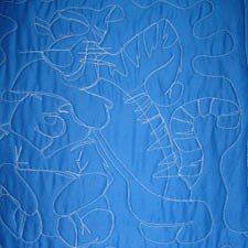 Back of a quilt