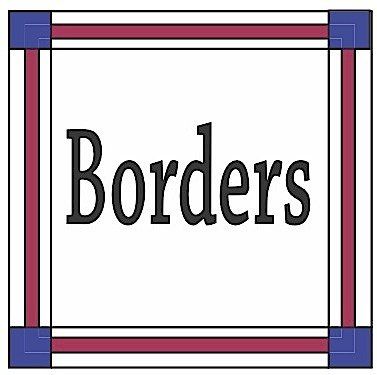 T-shirt quilt borders