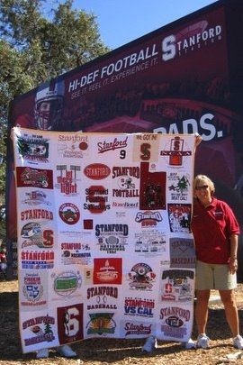 Sanford U Tee shirt quilt