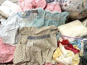Baby clothes from the early 1960s