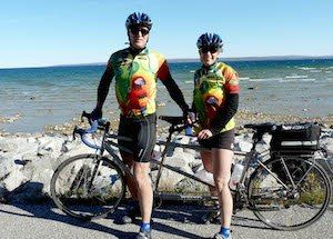 T-shirt quilter like to ride the tandem