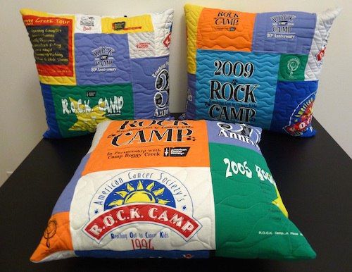 T-shirt pillows