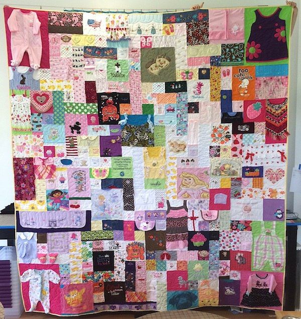 Quilts Made From Baby Clothing