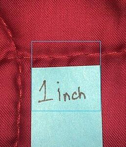 4 stitches per inch is a basting stitches. This is the stitch length Campus Quilts use on their T-shirt quilts.