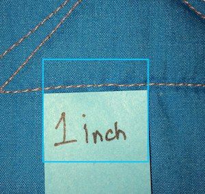 10 stitches per inch is correct for a T-shirt quilt
