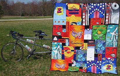 tandem with bike jersey quilt tandem with bike jersey quilt