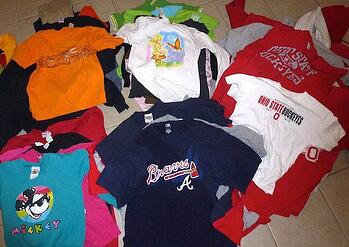 too many t-shirts