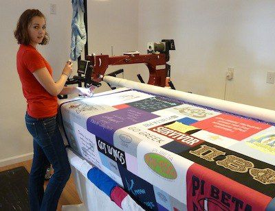 Click here to see more pictures of T-shirt Quilts!