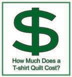 How much do T-shirt quilts cost?