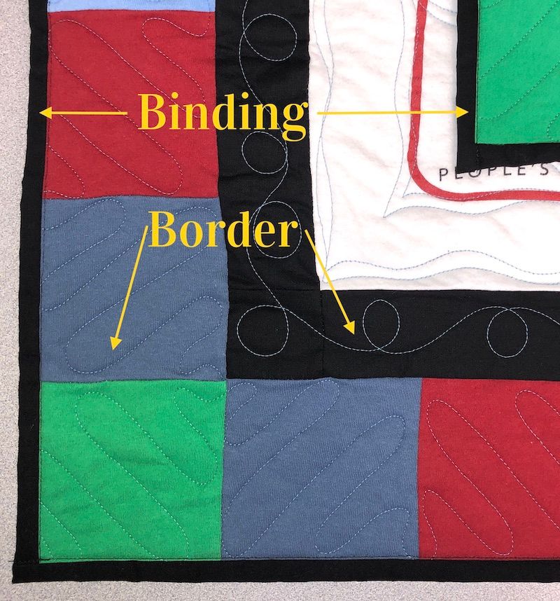 Tshirt Quilt Backing & Binding Explained