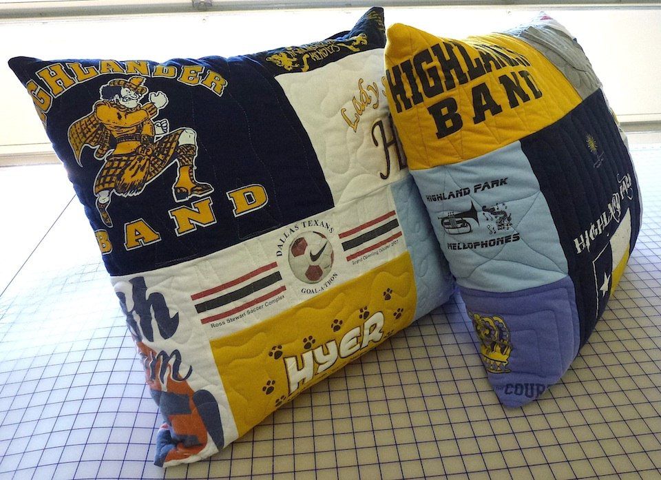 T-shirt pillows