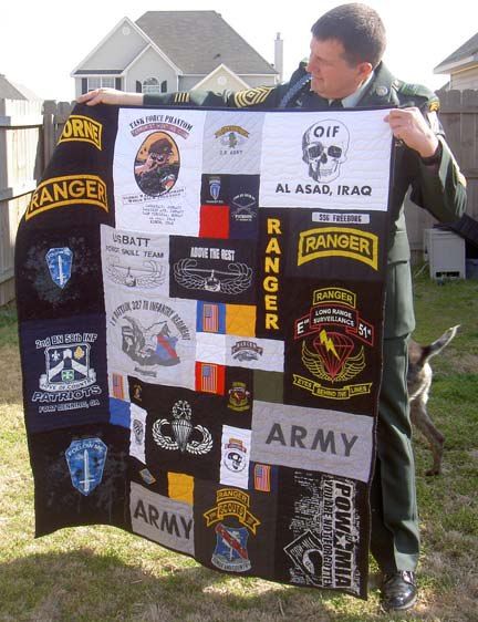 military retirement quilt