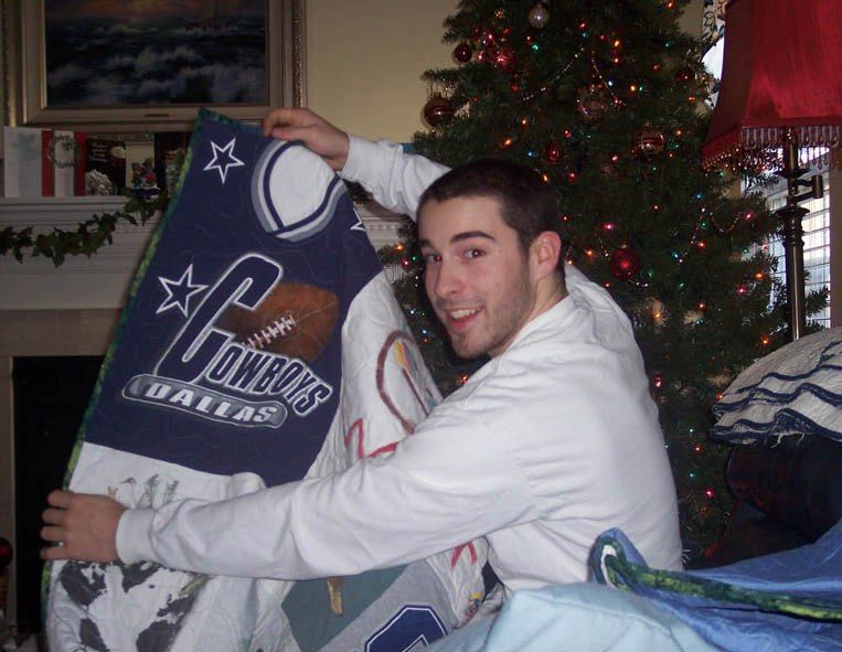 A Too Cool T-shirt quilt for a gift