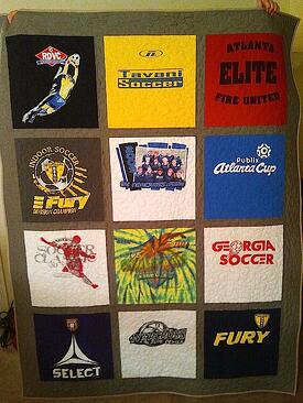 traditional tee shirt quilt