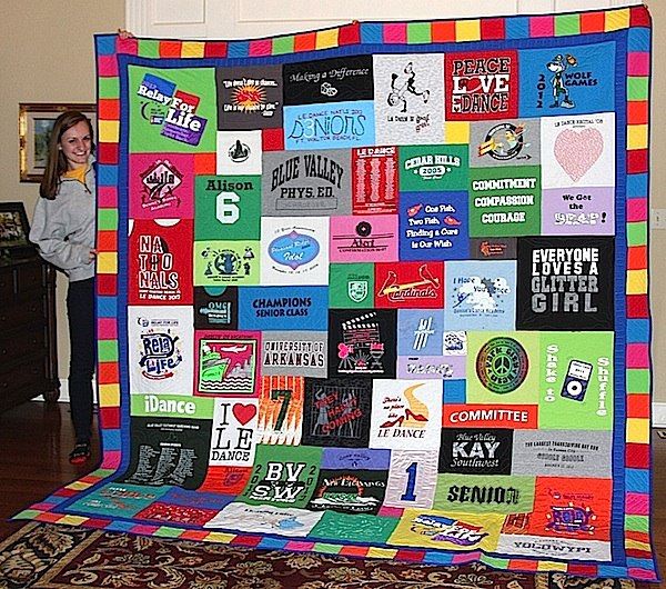 Checklist for Having a Tshirt Quilt Made