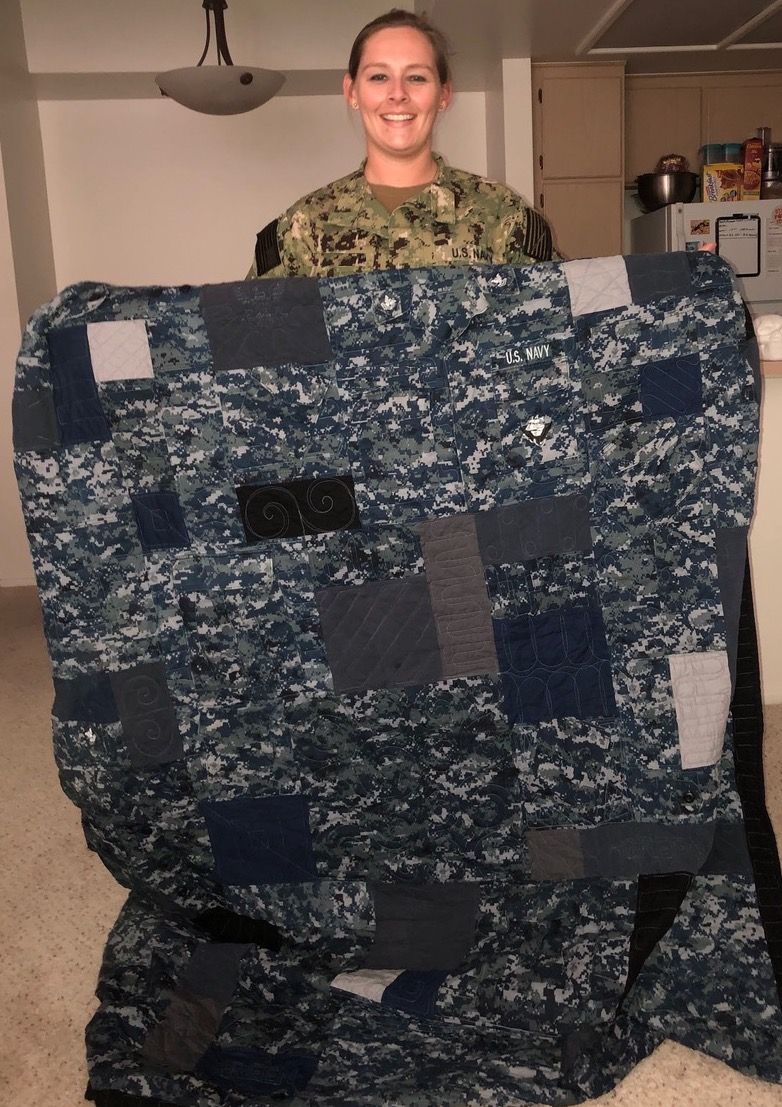 army t shirt quilt