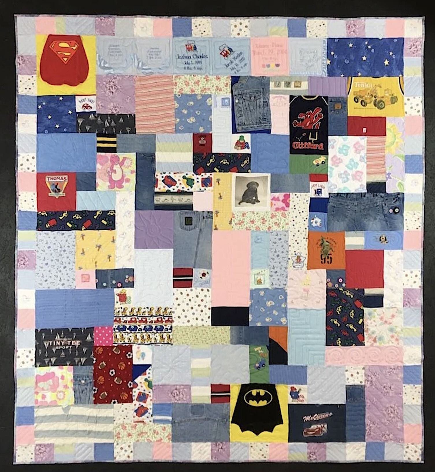 Baby Clothes Quilt  by Too Cool T-shirt Quilts