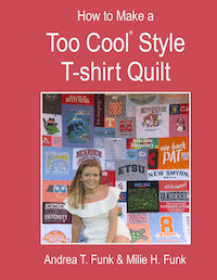 Book cover of how to make a too cool T-shirt quilt