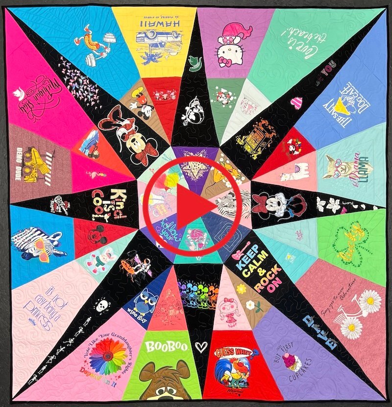 Compass Quilt Play Button