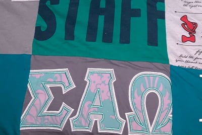 Cropped off image on a T-shirt quilt looks awful