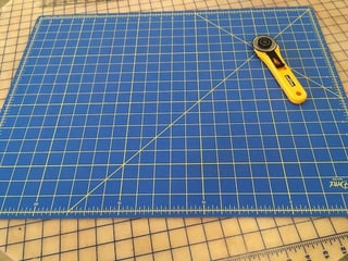 rotary Cutting mat for a T-shirt quilt