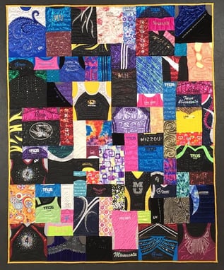 gynmastic leos can be used in a Too Cool T-shirt Quilt