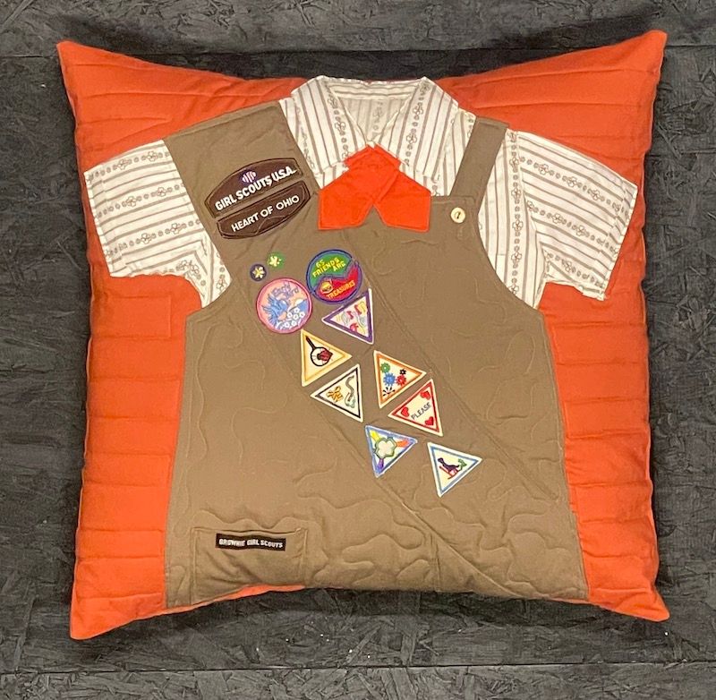 Girl scout pillow