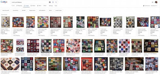Googlet-shirt quilt 800