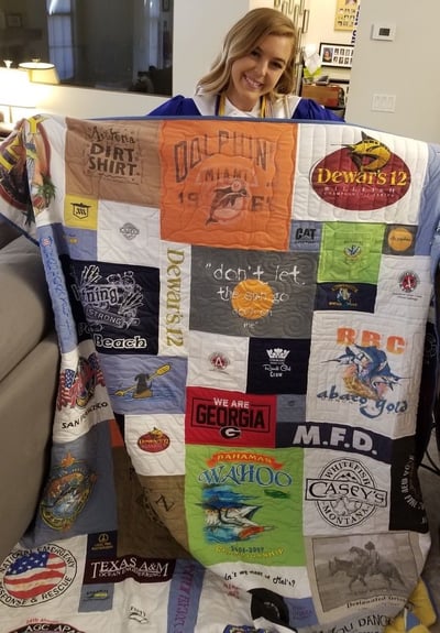 Too Cool T-shirt quilts graduation T-shirt quilt