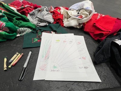 Designing a T-shirt quilt by Too Cool T-shirt Quilts