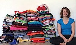 Milie has too many T-shirts