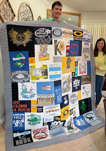 Nate's Too Cool T-shirt Quilt