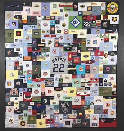 Patches transformed into a Quilt