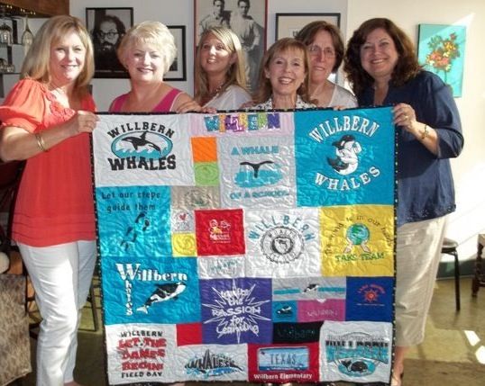 Sharing a T-shirt quilt by Too Cool T-shirt Quilt