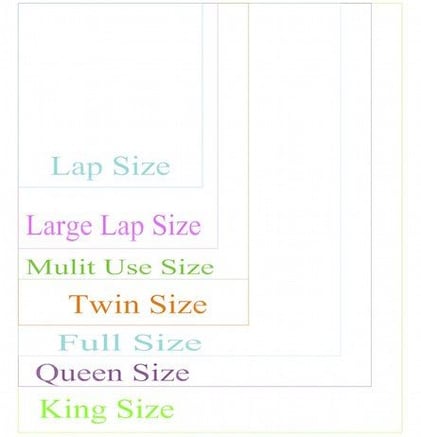 Standard T-shirt quilt sizes