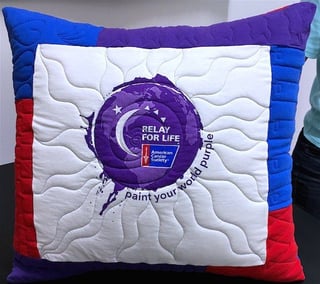 Relay for Life pillow