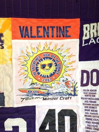 Repaired T-shirt Quilt