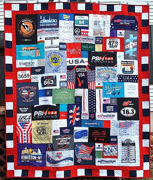 Athletic T-shirt quilt Athletic T-shirt quilt