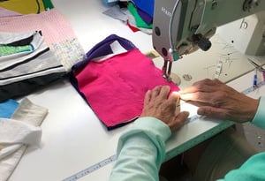 Sewing a T-shirt quilt takes experience and practice.