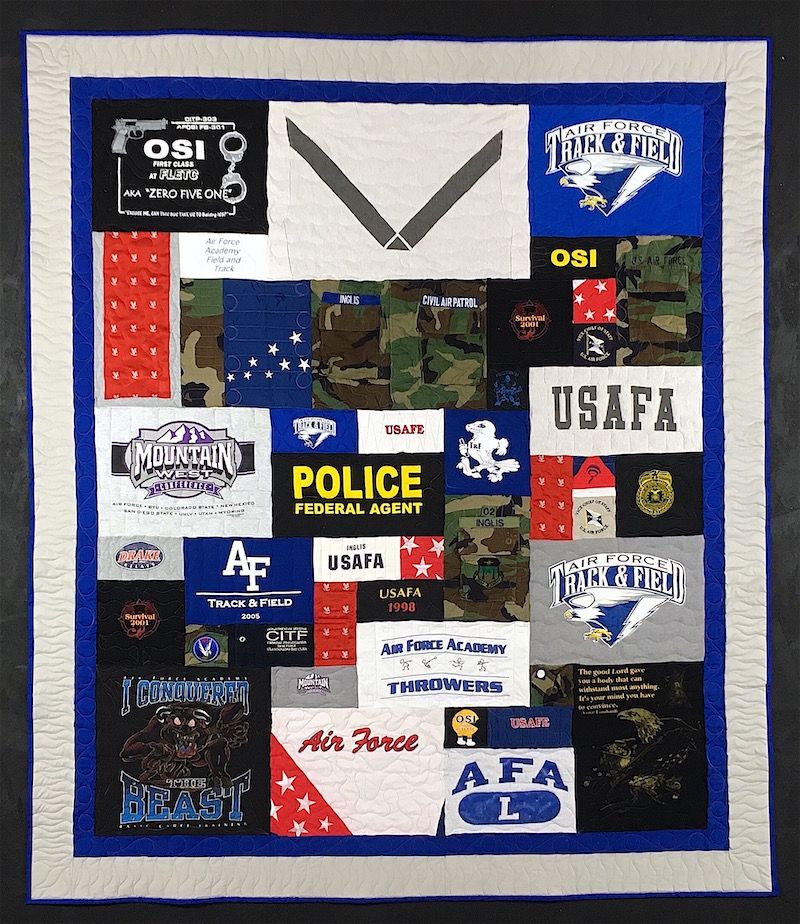 army t shirt quilt