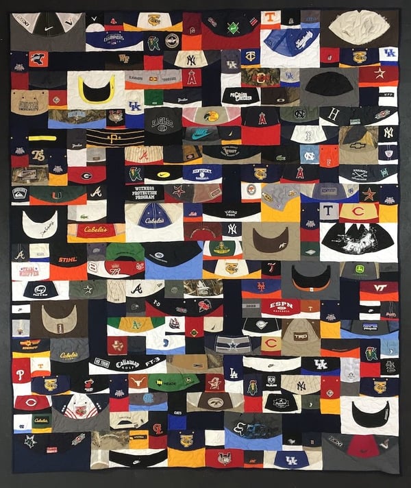 baseball hat quilt 19