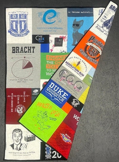 How to make a double sided Too Cool style T-shirt quilt