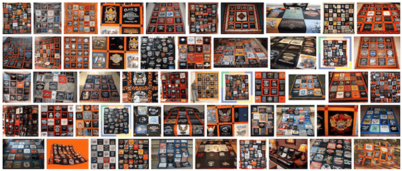 harley davidson T-shirt quilt as seen on Google image search