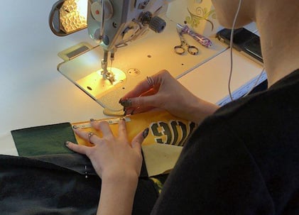 sewing pinning