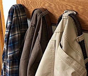 shirts and khaki pants work well together made into a quilt